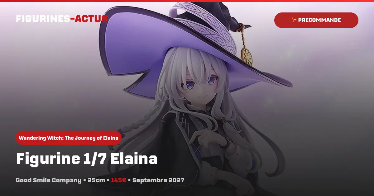couverture article annonce précommande figurine Elaina du fabricant Good Smile Company